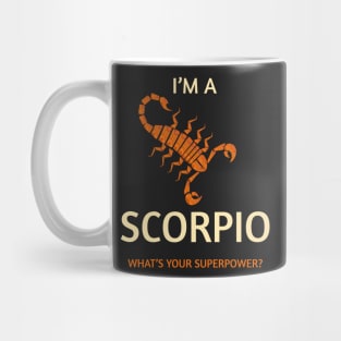 Scorpio Superpower Mug